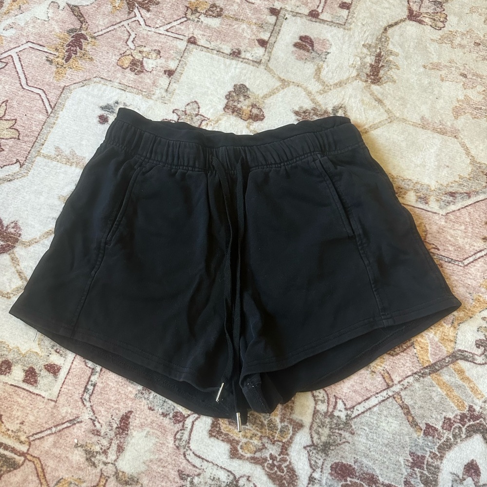 Women's Black Lounge Shorts